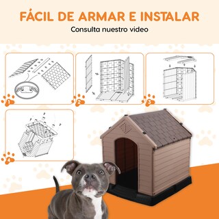 Foto 8 | Foto 8 | Casa para Perro Poli Pets Quebec Chica Café
