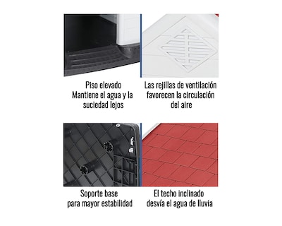 Foto 5 | Foto 5 | Casa Para Perro Grande Roja Zen