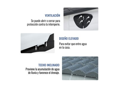 Foto 3 | Foto 3 | Casa Para Perro Horizontal Chica Gris Oscuro Elan