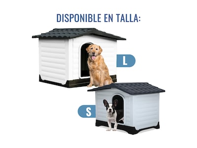 Foto 6 | Foto 6 | Casa Para Perro Horizontal Chica Gris Oscuro Elan