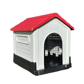 Foto 3 | Foto 3 | Casa Q Perron Grande para Exterior Resistente con Puerta para Perro