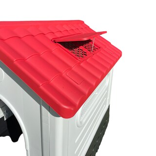 Foto 5 | Foto 5 | Casa Q Perron Grande para Exterior Resistente con Puerta para Perro