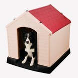 Casa Para Perro Mascota PoliPets Ideal Razas Medianas Rojo