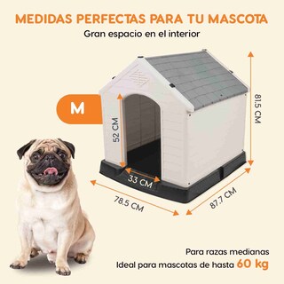 Foto 3 | Foto 3 | Casa para Mascotas Mediana Poli Pets Berlin Gris