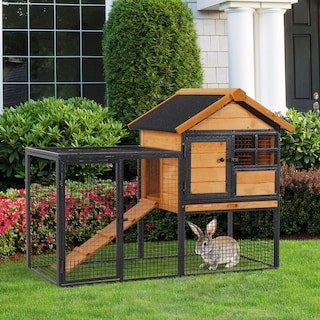 Foto 2 | Foto 2 | Caseta Para Conejos Rabbit Hutch Pawhut De 2 Niveles, Resistente A La Intemperie - Venta Internacional.