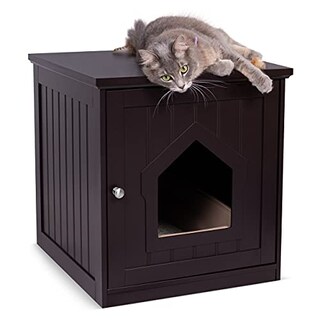 Foto 1 | Foto 1 | Casa Para Gatos Y Mesa Auxiliar Birdrock, Casa Decorativa Para Gatos - Venta Internacional.