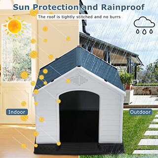 Foto 2 | Foto 2 | Caseta Para Mascotas Dog House Bestpet Para Interiores Y Exteriores, 70 Cm, Con Ventilación - Venta Internacional.