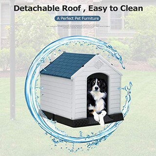 Foto 6 | Foto 6 | Caseta Para Mascotas Dog House Bestpet Para Interiores Y Exteriores, 70 Cm, Con Ventilación - Venta Internacional.
