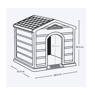Foto 3 | Foto 3 | Casa Hogar Refugio Perro Ideal Raza Chica Eo Safe Imports Esi-18401 Multicolor
