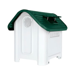 Foto 5 | Foto 5 | Casa para Perros Medianos - Chicos MascoAmigo Verde con Puerta Metálica-Térmica 74x47x66 cm