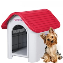 Casa Para Mascotas Raza Chica Con Piso Elevado