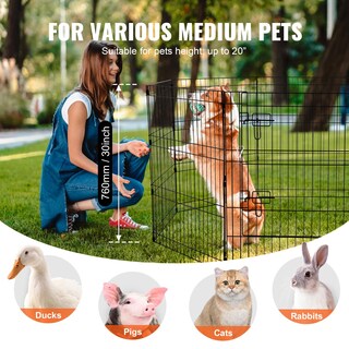 Foto 3 | Foto 3 | Parque Infantil Para Perros Vevor, 8 Paneles, 76 X 61 Cm, Metal Para Interiores Y Exteriores - Venta Internacional.