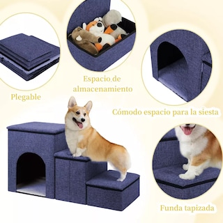 Foto 4 | Foto 4 | Escaleras 3 Escalones Eo Safe Imports Esi-14712 Azul para Mascotas