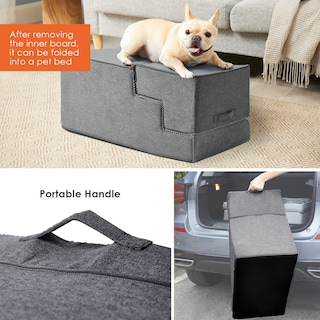 Foto 5 | Foto 5 | Escaleras Para Perros Eheyciga De 5 Peldaños Para Camas Altas Con Funda Lavable - Venta Internacional.