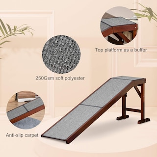Foto 5 | Foto 5 | Rampa Para Cama Dog Ramp Pawhut, Superficie Antideslizante, Capacidad De 35 Kg - Venta Internacional.