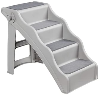 Foto 1 | Foto 1 | Escalones Plegables Para Perros Y Gatos Amazon Basics, Color Gris - Venta Internacional.
