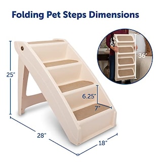 Foto 6 | Foto 6 | Escaleras Para Mascotas Petsafe Cozyup, Plegables, Para Interiores Y Exteriores, Xl - Venta Internacional.