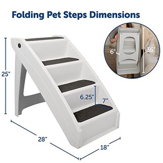 Foto 6 | Foto 6 | Pet Stairs Petsafe Cozyup - Escaleras Plegables Para Perros (90 Kg), Color Gris - Venta Internacional.