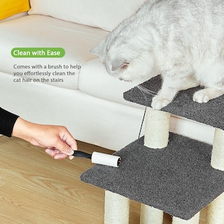 Foto 7 | Foto 7 | Rascador De Escaleras Para Mascotas Y Gatos Pawque Para Camas Altas, 150 Libras - Venta Internacional.