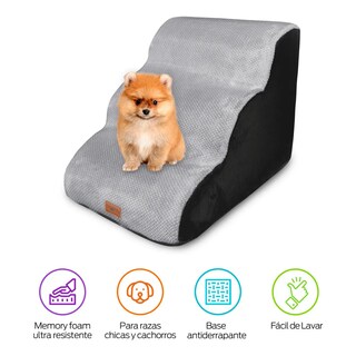 Foto 2 | Foto 2 | Escalera Para Perro Y Gato Antideslizante Talla L Eo Safe Imports Esi-18802 Color Gris