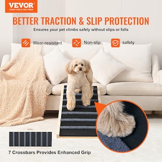 Foto 2 | Foto 2 | Rampa Para Perros Vevor Plegable Para Cama Ajustable De 15 A 56 Cm De Madera - Venta Internacional.