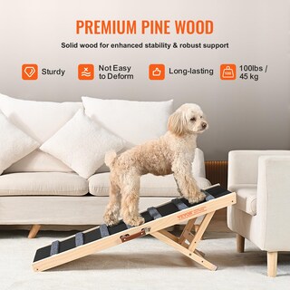 Foto 4 | Foto 4 | Rampa Para Perros Vevor Plegable Para Cama Ajustable De 15 A 56 Cm De Madera - Venta Internacional.