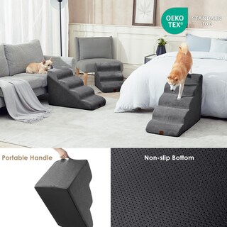 Foto 5 | Foto 5 | Rampa Curva Eheyciga Para Perros, Para Camas Altas, 50 Cm, 4 Peldaños - Venta Internacional.