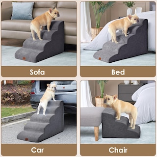 Foto 7 | Foto 7 | Rampa Curva Eheyciga Para Perros, Para Camas Altas, 50 Cm, 4 Peldaños - Venta Internacional.