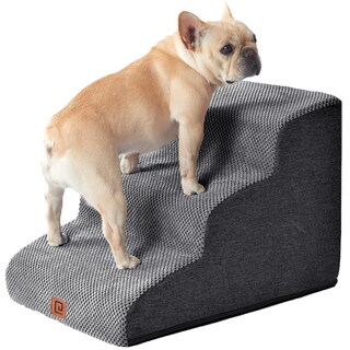 Foto 1 | Foto 1 | Rampa Curva Para Perros Eheyciga Para Perros Pequeños, 40 Cm De Alto, 3 Escalones - Venta Internacional.