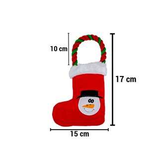 Foto 2 | Foto 2 | Juguete para Mascotas de Figura Navideñas Multicolor de Tela Suave Relleno Delcron