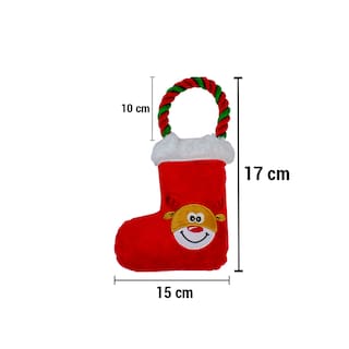 Foto 3 | Foto 3 | Juguete para Mascotas de Navidad Multicolor Set 3 Piezas de Tela Suave con Relleno Delcron
