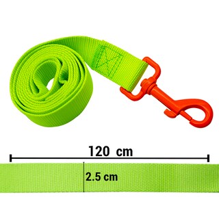 Foto 2 | Foto 2 | Correa para Perro Retro color Verde con Gancho Naranja Neón Grande de Poliéster Pvc y Boche Plástico