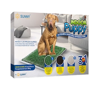 Foto 2 | Foto 2 | Tapete Sanitario Perro Indoor Puppy Grande Portátil Sunny color Verde