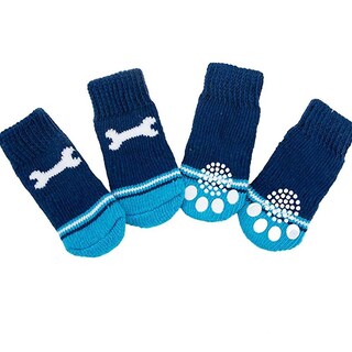 Foto 5 | Foto 5 | Calcetines Huoguo Para Gatos Y Perros Pet Supplies, Antideslizantes, Estampado De Dibujos Animados - Venta Internacional.