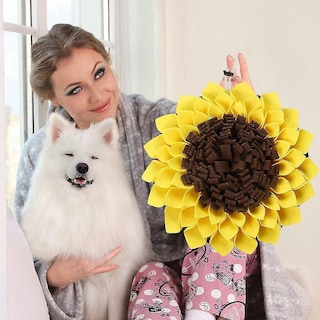 Foto 3 | Foto 3 | Almohadilla De Entrenamiento Para Cachorros Con Forma De Girasol Huoguo Para Perros - Venta Internacional.
