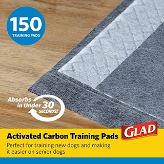 Foto 4 | Foto 4 | Almohadillas De Adiestramiento Para Cachorros Glad For Pets, Color Negro, 150 Unidades - Venta Internacional.