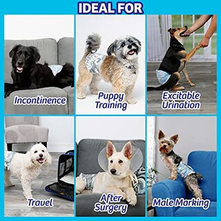 Foto 5 | Foto 5 | Envolturas Desechables Para Perros Machos Hartz S, 40 Unidades - Venta Internacional.