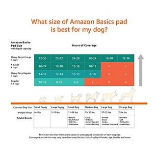 Foto 6 | Foto 6 | Almohadillas Para Orinar Para Perros Y Cachorros Amazon Basics Heavy Duty, Paquete De 50 - Venta Internacional.