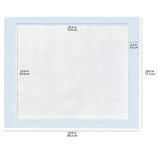 Foto 7 | Foto 7 | Almohadillas Para Orinar Para Perros Y Cachorros Amazon Basics, Resistentes, Xl, 50 Unidades - Venta Internacional.