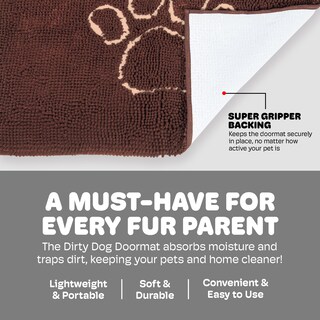 Foto 5 | Foto 5 | Tapete Entrenador Dog Gone Smart Dirty Dog Marrón Superabsorbente - Venta Internacional