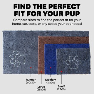 Foto 6 | Foto 6 | Tapete Entrenador Dog Gone Smart Dirty Dog Marrón Superabsorbente - Venta Internacional