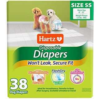 Foto 1 | Foto 1 | Pañales Desechables Para Perros Hartz Flashdry Gel Ss, 38 Unidades - Venta Internacional.