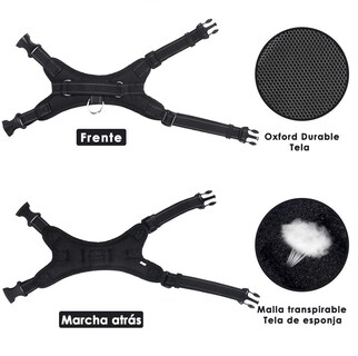 Foto 3 | Foto 3 | Arnés para Perro Talla L Antideslizante Negro