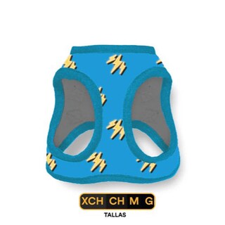 Foto 2 | Foto 2 | Pechera para Perro Jack Pet con Diseños Divertidos Full Print de Fácil Transpiración y Muy Cómoda color Celeste Talla M