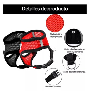 Foto 2 | Foto 2 | Set 2 Pechera  Arnés Y Correa Para Perros Y Gatos Eo Safe Imports Esi-12198 Multicolor