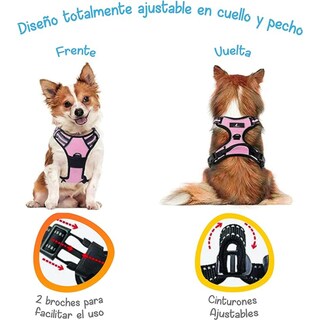 Foto 4 | Foto 4 | Arnés Antitirones para Perro XL Mascretta color Rosa