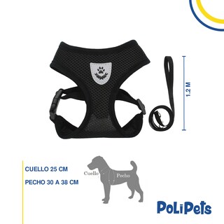 Foto 2 | Foto 2 | Pechera Poli Pets con Arnés Regulable con Correa Para Mascotas Chicas