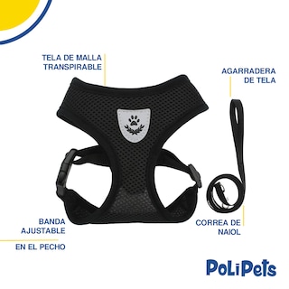 Foto 4 | Foto 4 | Pechera Poli Pets con Arnés Regulable con Correa Para Mascotas Chicas