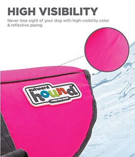 Foto 6 | Foto 6 | Chaleco Salvavidas Para Perros Outward Hound Granby Splash Rosa, Talla M - Venta Internacional.