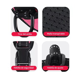 Foto 3 | Foto 3 | Pechera Arnés Para Perro Regulable Con Bandas Reflectivas Xl Eo Safe Imports Esi-11564-1 Rosa
